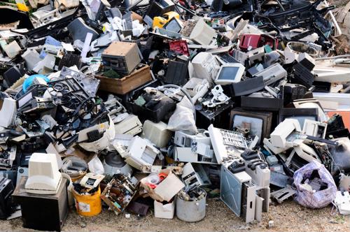 Chemical hazards' presence in electronics waste and black plastics
